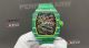 swiss clone Richard Mille RM 67-02 Sprint Van Niekerk green case watch (2)_th.jpg